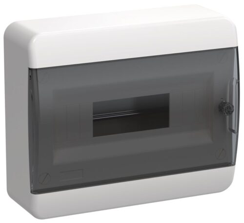 Корпус ЩРН-П-12 TEKFOR IP41 черн. прозр. дверь пластик
