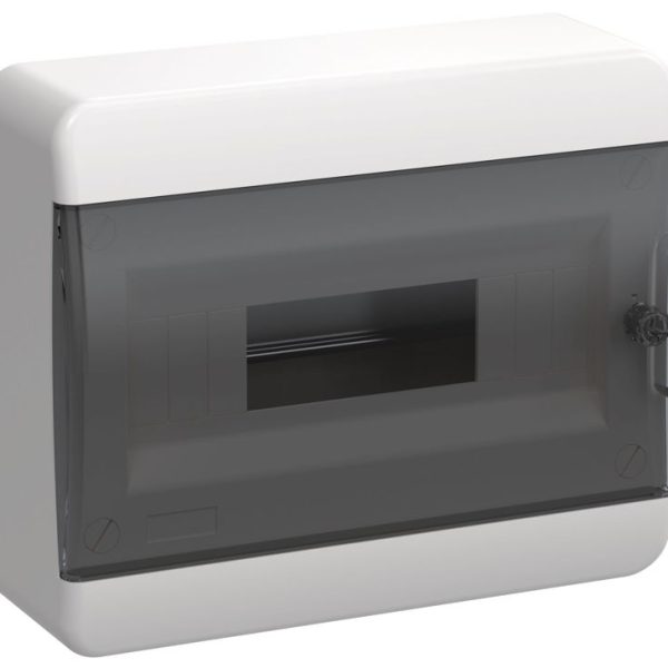 Корпус ЩРН-П-12 TEKFOR IP41 черн. прозр. дверь пластик
