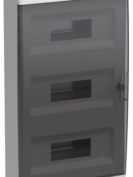 Корпус ЩРН-П-36 TEKFOR IP41 черн. прозр. дверь пластик