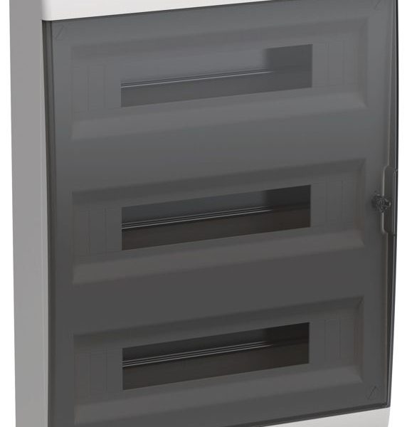 Корпус ЩРН-П-54 TEKFOR IP41 черн. прозр. дверь пластик