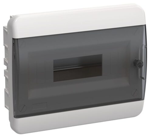 Корпус ЩРВ-П-12 TEKFOR IP41 черн. прозр. дверь пластик