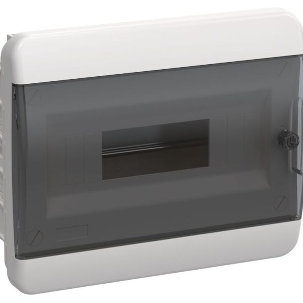 Корпус ЩРВ-П-12 TEKFOR IP41 черн. прозр. дверь пластик