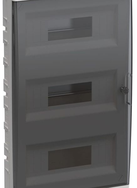 Корпус ЩРВ-П-36 TEKFOR IP41 черн. прозр. дверь пластик