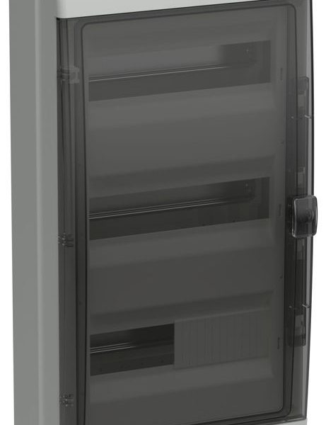 Корпус КМПн-36 TEKFOR IP65 черн. прозр. дверь пластик