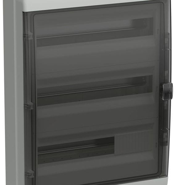 Корпус КМПн-54 TEKFOR IP65 черн. прозр. дверь пластик