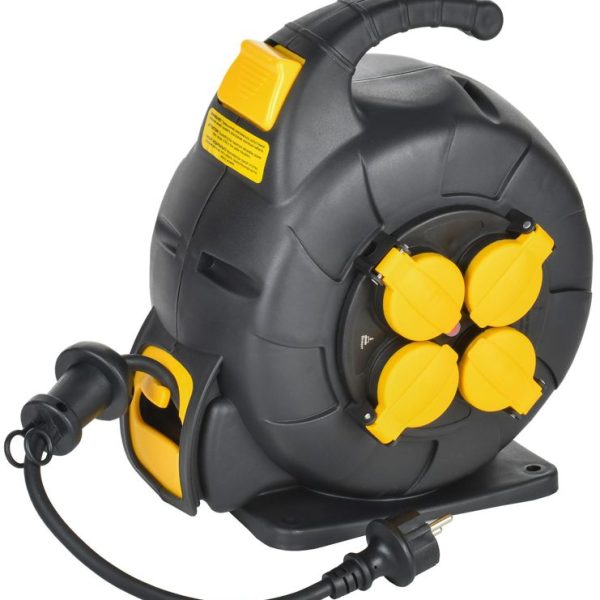 Удлинитель на катушке TWIST 4х10м с заземл. с крышк. автосмотка 16А IP44 КГ 3х1.5кв.мм УК10 2P+PE/10м 4