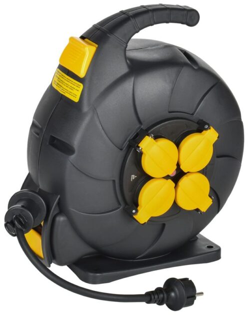 Удлинитель на катушке TWIST 4х15м с заземл. с крышк. автосмотка 16А IP44 КГ 3х1.5