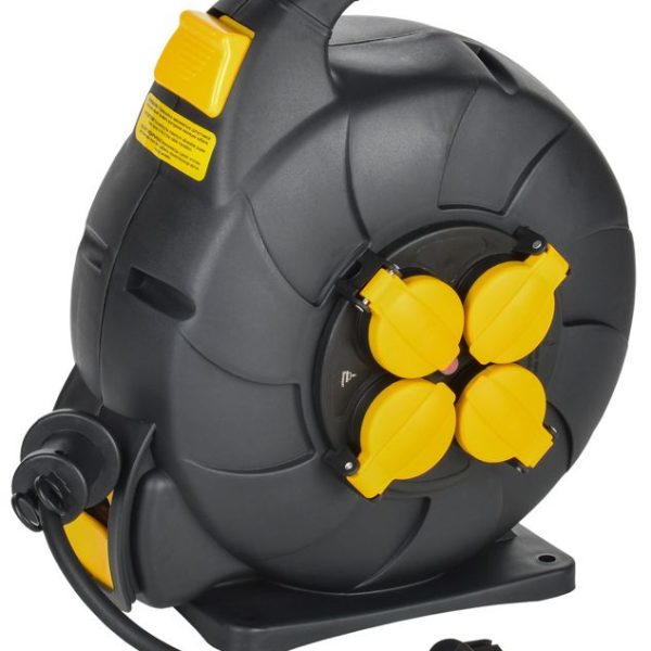 Удлинитель на катушке TWIST 4х15м с заземл. с крышк. автосмотка 16А IP44 КГ 3х1.5