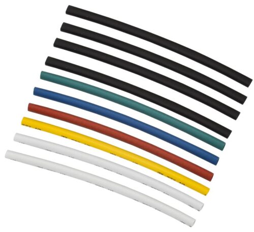 Набор трубок термоусадочных тонкостен. ТТУ 4/2 10х10см разноцвет