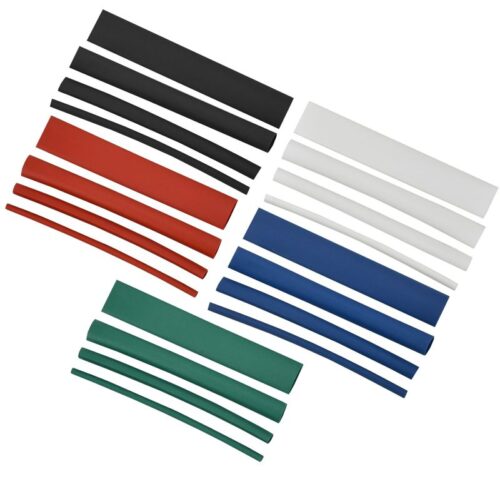 Набор трубок термоусадочных тонкостен. ТТУ 2/1; 4/2; 6/3; 8/4 20х8см разноцвет