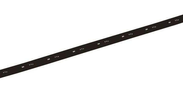 Трубка термоусадочная ТТУ нг-LS 40/20 черн. 1м