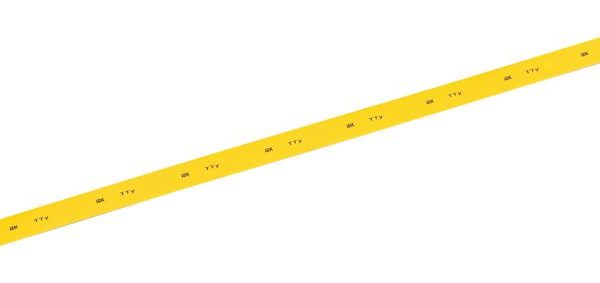 Трубка термоусадочная ТТУ нг-LS 50/25 желт. 1м