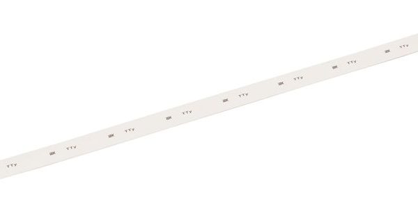 Трубка термоусадочная ТТУ нг-LS 6/3 бел. 1м