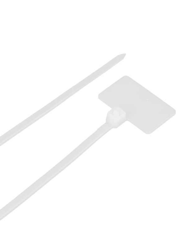Хомут кабельный ХП1 3х150 нейл. бел. с таб. 25х15 — изображение 4