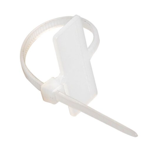 Хомут кабельный ХП2 2.5х100 нейл. бел. с таб. 24х10