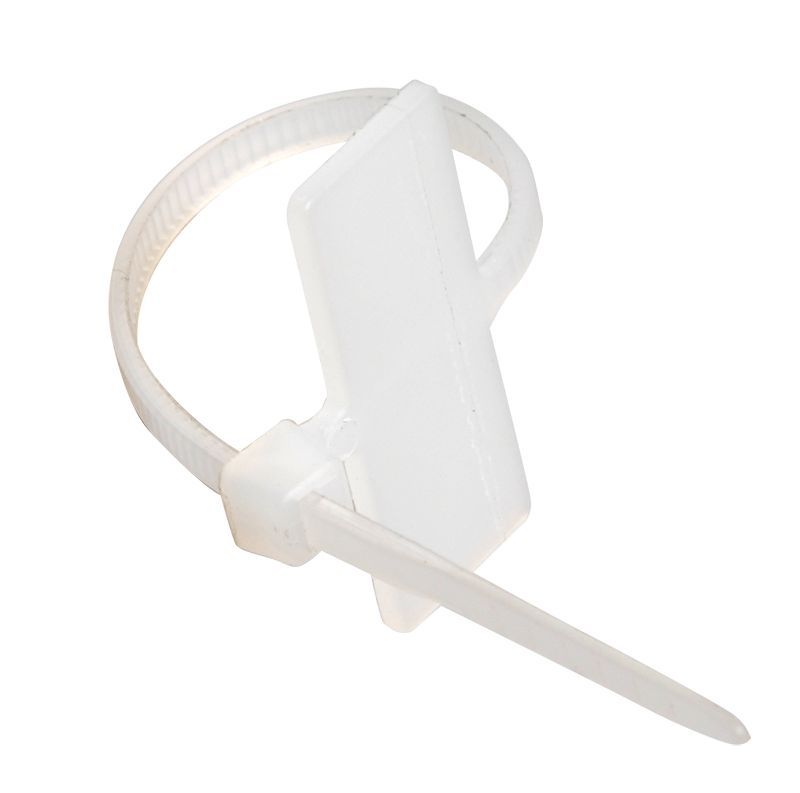 Хомут кабельный ХП2 2.5х100 нейл. бел. с таб. 24х10