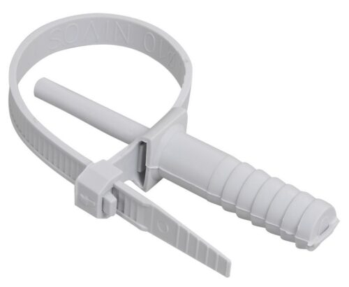 Хомут кабельный дюбельный ХД 7х150 полиамид сер