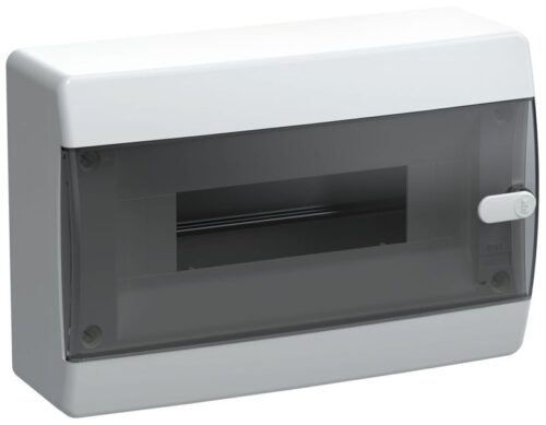 Корпус ЩРН-П-12 UNION Compact IP41 черн. прозр. дверь пластик