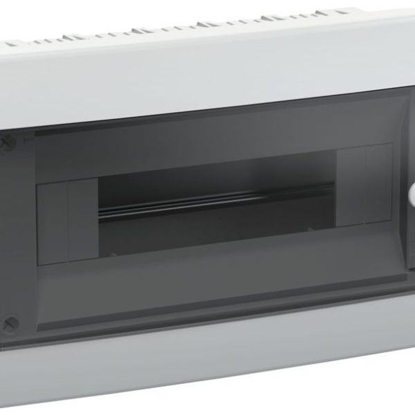 Корпус ЩРВ-П-12 UNION Compact IP41 черн. прозр. дверь пластик