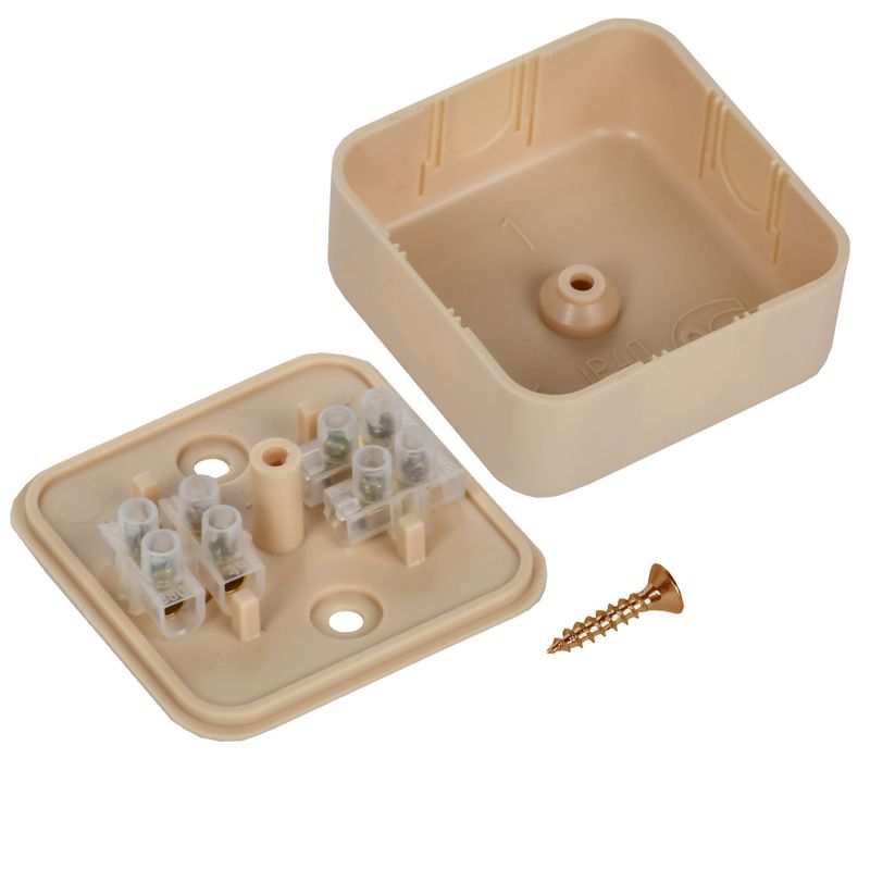 Коробка распаячная ОП 50х50х20 IP20 КМ41206-04 сосна — изображение 2