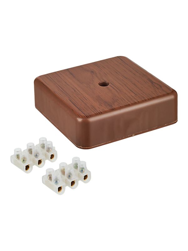 Коробка распаячная ОП 75х75х20 IP20 КМ41212-05 дуб — изображение 4