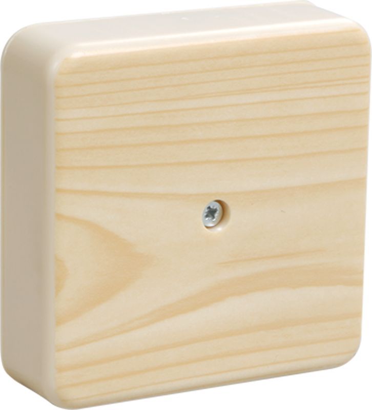 Коробка распаячная ОП 75х75х20 IP20 КМ41212-04 сосна