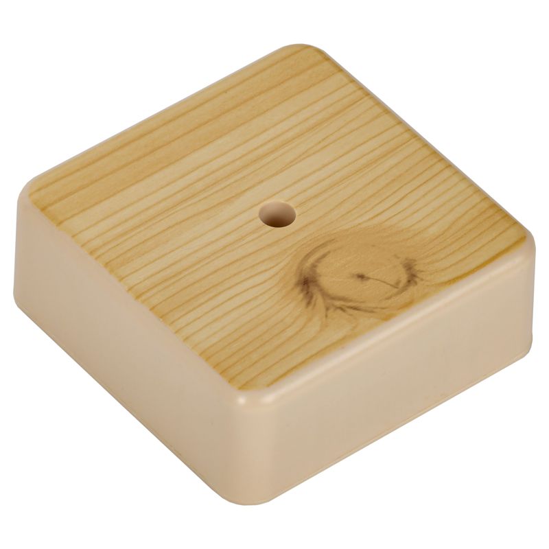 Коробка распаячная ОП 75х75х28 IP20 КМ41216-04 сосна — изображение 3