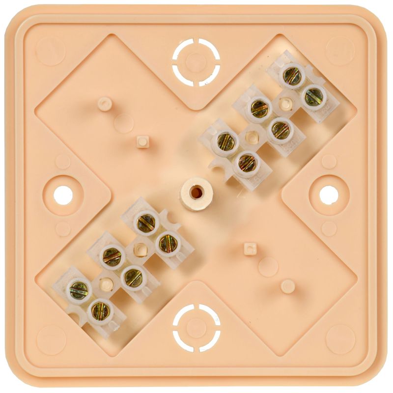 Коробка распаячная ОП 75х75х28 IP20 КМ41216-04 сосна — изображение 4