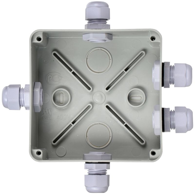 Коробка распаячная ОП 100х100х50 IP55 КМ41330 PG9 — изображение 4