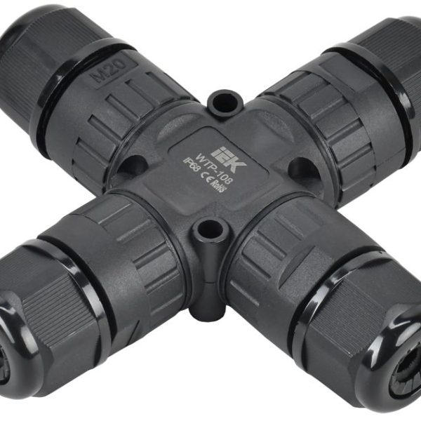 Коннектор кабельный герметичный WTP-108 3 PIN IP68