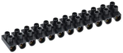 Колодка клеммная ЗВИ-5 н/г 1.5-4.0кв.мм 12 пар черн