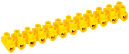 Колодка клеммная ЗВИ-5 н/г 1.5-4.0кв.мм 12 пар желт