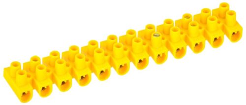 Колодка клеммная ЗВИ-10 н/г 2.5-6кв.мм 12 пар желт