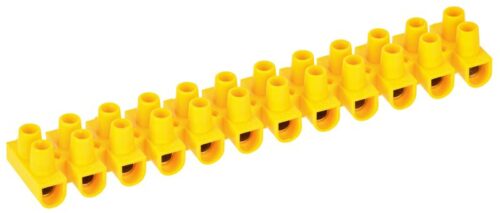 Колодка клеммная ЗВИ-15 н/г 4.0-10кв.мм 12 пар желт