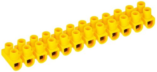 Колодка клеммная ЗВИ-20 н/г 4-10кв.мм 12 пар желт