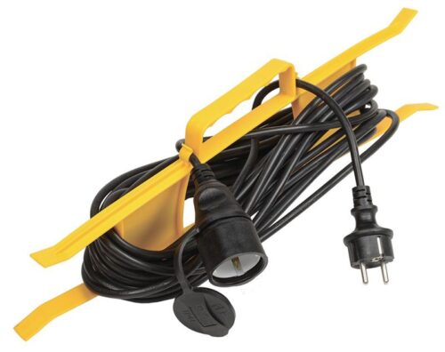 Удлинитель-шнур на рамке 1х50м с заземл. 10А IP44 УР50 2P+PE ПВС 3х1 с защ. крышкой