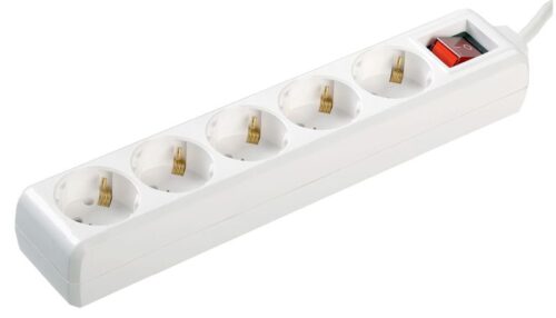 Удлинитель 5х5м с заземл. 16А IP20 У05К 2P+PE 250В 3х1 с выкл