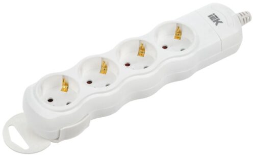 Колодка удлинителя 4-мест. с заземл. РПр04