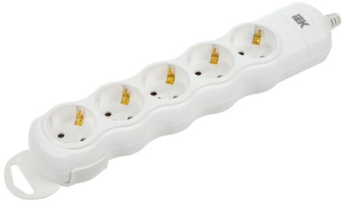 Колодка удлинителя 5-мест. с заземл. РПр05