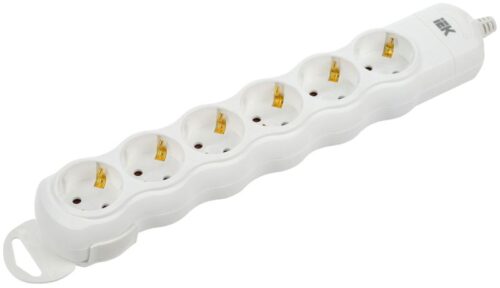 Колодка удлинителя 6-мест. с заземл. РПр06