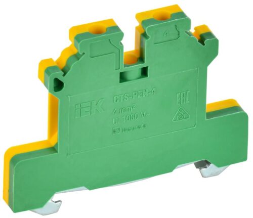 Колодка клеммная CTS-PEN ARMAFIX земля 4кв.мм жел./зел