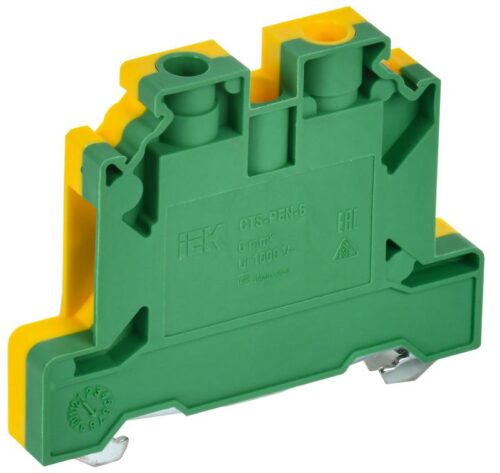 Колодка клеммная CTS-PEN ARMAFIX земля 6кв.мм желт./зел