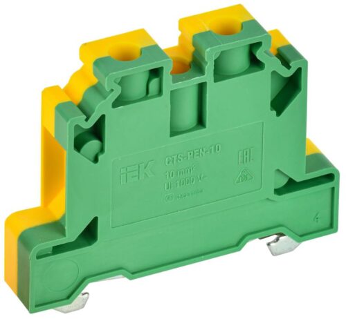 Колодка клеммная CTS-PEN ARMAFIX земля 10кв.мм жел./зел