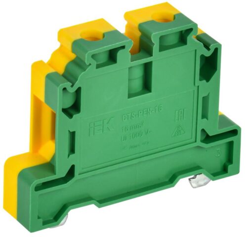 Колодка клеммная CTS-PEN ARMAFIX земля 16кв.мм желт./зел