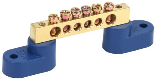 Шина нулевая ШНИ-6х9-6 У2-С на двух угловых изоляторах