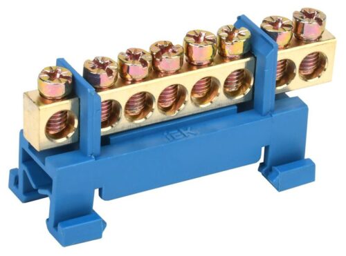 Шина нулевая на DIN-изол. "Стойка" ШНИ 6х9-8-С-С