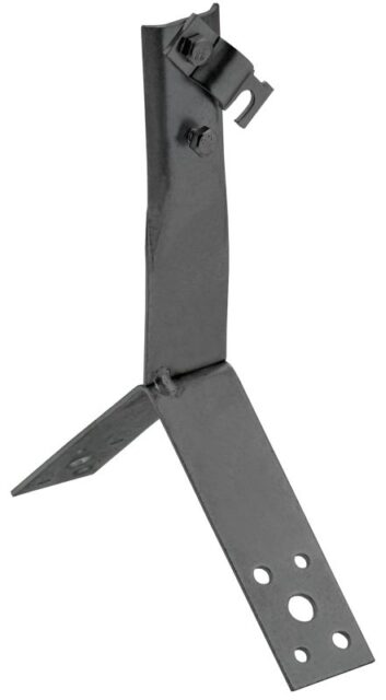 Держатель проводника круглого 6-10мм конька винт. H=100мм оцинк. сталь TD