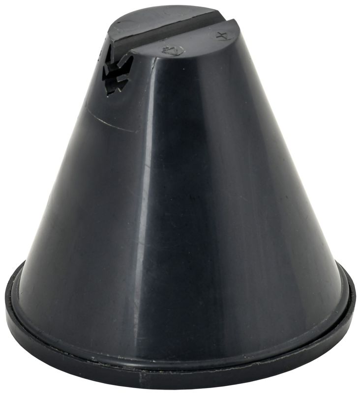 Держатель проводника круглого 8-10мм плоск. кровля H=100мм пластик с бет